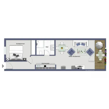 Apartment Meeresblick 121 Kuehlungsborn